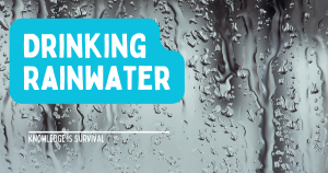 text: Drinking Rainwater
