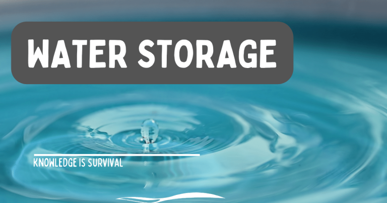 Water storage